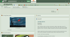 Desktop Screenshot of cat-lady-person.deviantart.com