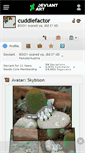 Mobile Screenshot of cuddlefactor.deviantart.com