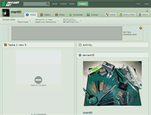 Tablet Screenshot of mantti.deviantart.com