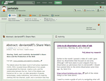 Tablet Screenshot of perkelate.deviantart.com