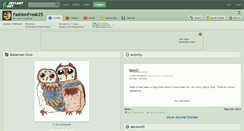 Desktop Screenshot of fashionfreak25.deviantart.com
