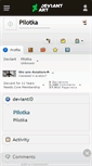 Mobile Screenshot of pilotka.deviantart.com