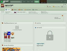Tablet Screenshot of eggmanlight.deviantart.com