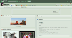Desktop Screenshot of dramatha.deviantart.com