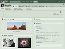 Tablet Screenshot of dramatha.deviantart.com