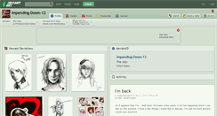Desktop Screenshot of impending-doom-13.deviantart.com