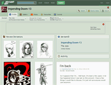 Tablet Screenshot of impending-doom-13.deviantart.com