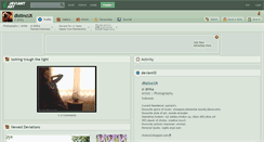 Desktop Screenshot of distincut.deviantart.com