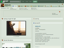 Tablet Screenshot of distincut.deviantart.com