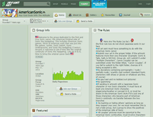 Tablet Screenshot of americansonic.deviantart.com