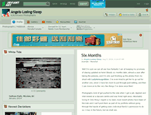 Tablet Screenshot of angels-losing-sleep.deviantart.com