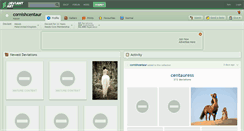 Desktop Screenshot of cornishcentaur.deviantart.com