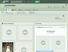 Tablet Screenshot of cornishcentaur.deviantart.com