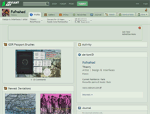 Tablet Screenshot of fufnahad.deviantart.com