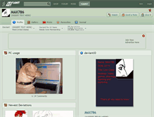 Tablet Screenshot of max786.deviantart.com
