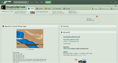 Desktop Screenshot of decepticonbarricade.deviantart.com