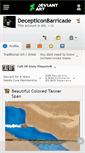 Mobile Screenshot of decepticonbarricade.deviantart.com