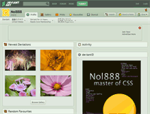 Tablet Screenshot of nol888.deviantart.com