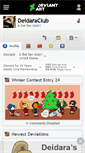 Mobile Screenshot of deidaraclub.deviantart.com