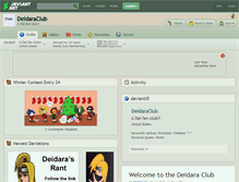 Tablet Screenshot of deidaraclub.deviantart.com