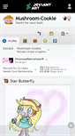 Mobile Screenshot of mushroom-cookie.deviantart.com