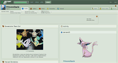 Desktop Screenshot of princessstacie.deviantart.com