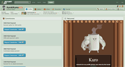 Desktop Screenshot of kurokikumo.deviantart.com