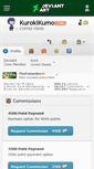 Mobile Screenshot of kurokikumo.deviantart.com
