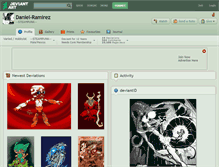 Tablet Screenshot of daniel-ramirez.deviantart.com