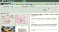 Desktop Screenshot of metalheadrailfan.deviantart.com