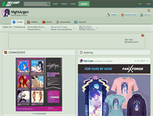 Tablet Screenshot of nightargen.deviantart.com