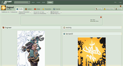 Desktop Screenshot of degoud.deviantart.com