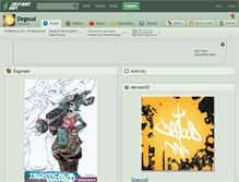 Tablet Screenshot of degoud.deviantart.com
