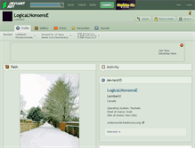 Tablet Screenshot of logicalnonsense.deviantart.com