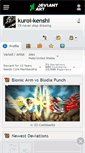 Mobile Screenshot of kuroi-kenshi.deviantart.com