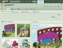 Tablet Screenshot of downgrade101.deviantart.com