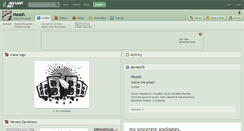Desktop Screenshot of meash.deviantart.com