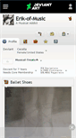 Mobile Screenshot of erik-of-music.deviantart.com