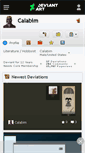 Mobile Screenshot of calabim.deviantart.com
