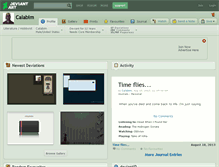 Tablet Screenshot of calabim.deviantart.com