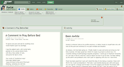 Desktop Screenshot of fuxcat.deviantart.com