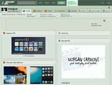 Tablet Screenshot of morgcar.deviantart.com