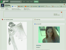 Tablet Screenshot of kittidna.deviantart.com