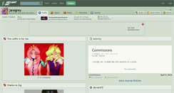 Desktop Screenshot of janegrey.deviantart.com