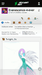 Mobile Screenshot of evanescence-4-ever.deviantart.com
