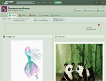 Tablet Screenshot of evanescence-4-ever.deviantart.com