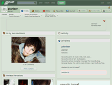 Tablet Screenshot of pionieer.deviantart.com