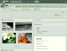 Tablet Screenshot of ergh.deviantart.com