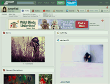 Tablet Screenshot of amorfati.deviantart.com