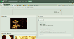 Desktop Screenshot of denyamber.deviantart.com